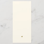 Hochzeitsessen, Ort Einstellung Dankeschön Karten (Rückseite)