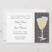 Hochzeitsessen Probe Einladung (Vorderseite)