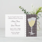 Hochzeitsessen Probe Einladung (Stehend Vorderseite)