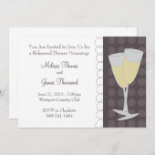 Hochzeitsessen Probe Einladung (Vorne/Hinten)