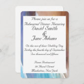 Hochzeitsessen Probe Einladung (Vorne/Hinten)