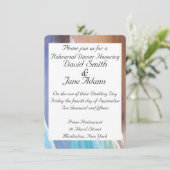 Hochzeitsessen Probe Einladung (Stehend Vorderseite)