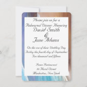 Hochzeitsessen Probe Einladung (Vorderseite)