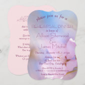 Hochzeitsessen Probe Einladung Kirsche Brauch (Vorne/Hinten)