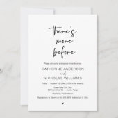 Hochzeitsessen Probe, es gibt noch mehr Einladung (Vorderseite)