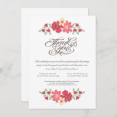 Hochzeitsessen Probe Rustikale Blume Einladung (Vorne/Hinten)