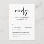 Hochzeitsessen UAWG mit Menüoptionen Unterkunft C Begleitkarte (Vorderseite)