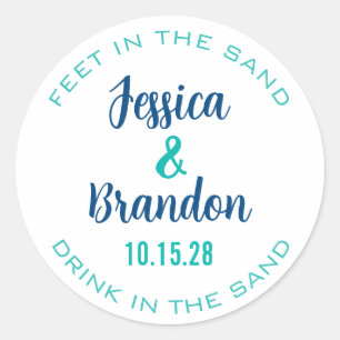 Hochzeitsetikett 30507 runder aufkleber