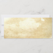 Hochzeitsfahrkarten für den Boarding Einladung (Rückseite)