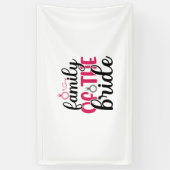 Hochzeitsfamilie Banner (Vertikal)