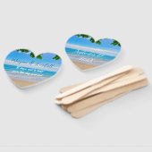 Hochzeitsfan Tropisches Sprichwort Fächer (Non-assembled)