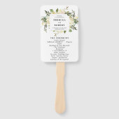 Hochzeitsfans aus Elfenbein Fächer (Vorderseite)