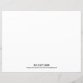 Hochzeitsfarben-Tischset-Farbseite für Kinder (Rückseite)