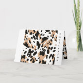 Hochzeitsfarm Cowhide Print Einladung (Vorderseite)
