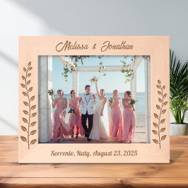 Hochzeitsfeier 10x8 geätzte rahmen