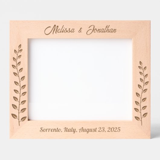 Hochzeitsfeier 10x8 geätzte rahmen (Vorderseite)