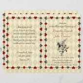 Hochzeitsfeier, Alice im Wunderland (Vorne/Hinten)