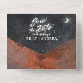 Hochzeitsfeier All In One Einladung (Rückseite)