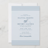 Hochzeitsfeier am Meer Einladung (Vorderseite)