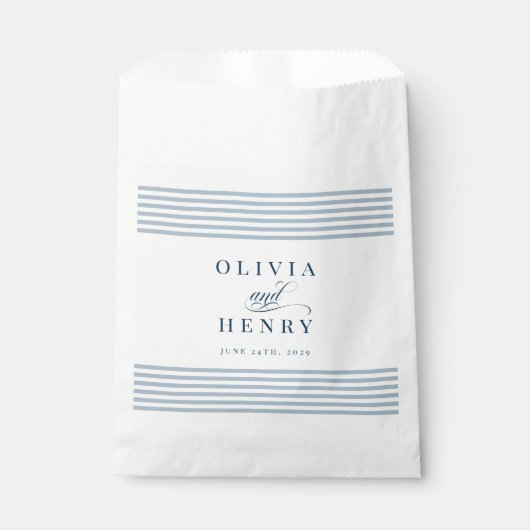 Hochzeitsfeier am Meer Geschenktütchen (Vorderseite)