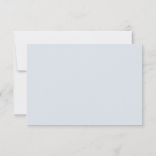 Hochzeitsfeier am Meer RSVP Karte (Rückseite)