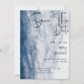 Hochzeitsfeier am Meer Save The Date (Vorderseite)