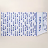 Hochzeitsfeier am Meer Strandtuch (Vorderseite)