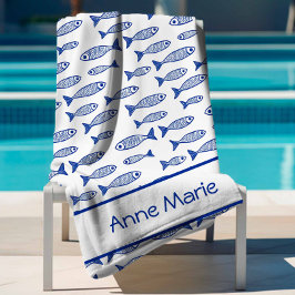 Hochzeitsfeier am Meer Strandtuch