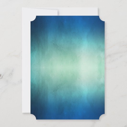 Hochzeitsfeier am Meeresfrüchtestrand Einladung (Rückseite)