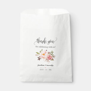 Hochzeitsfeier am Rosa Party Geschenktütchen