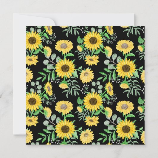 Hochzeitsfeier am Schwarzen Platz Einladung (Rückseite)