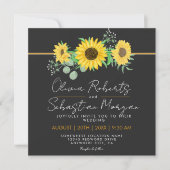 Hochzeitsfeier am Schwarzen Platz Einladung (Vorderseite)