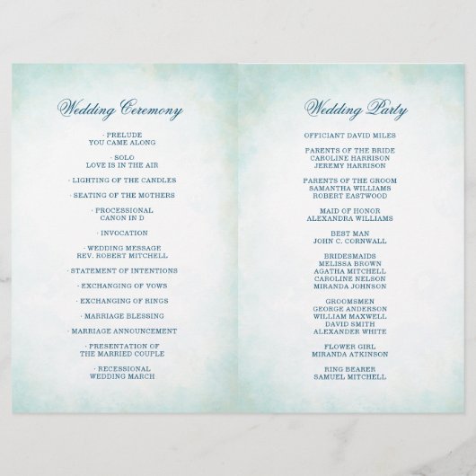 Hochzeitsfeier am Seeufer (Rückseite)