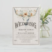 Hochzeitsfeier am Seeufer Einladung (Stehend Vorderseite)