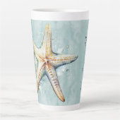 Hochzeitsfeier am Strand Milchtasse (Vorderseite)