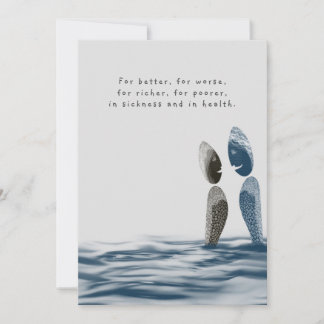 Hochzeitsfeier am Ufer des Blue Ocean Einladung