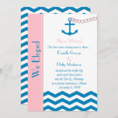 Hochzeitsfeier Ankündigung Einladung (Vorne/Hinten)