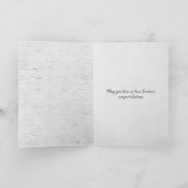 Hochzeitsfeier auf Birch Karte (Innenseite)