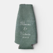 Hochzeitsfeier auf der Tafel Flaschenkühler (Vorderseite)