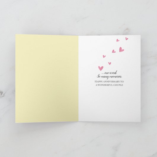 Hochzeitsfeier auf Rose Blütenblatt Karte (Innenseite)