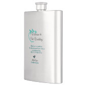 Hochzeitsfeier Begrüßungsreise Flachmann (Links)