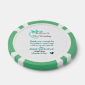 Hochzeitsfeier Begrüßungsreise Pokerchips (Einzeln)