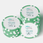 Hochzeitsfeier Begrüßungsreise Pokerchips (Stapel)