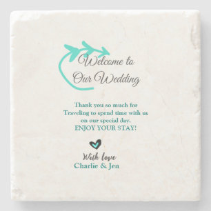 Hochzeitsfeier Begrüßungsreise Steinuntersetzer