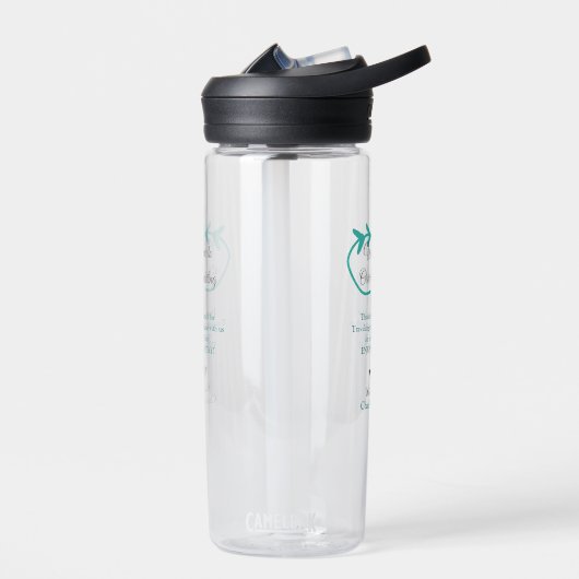 Hochzeitsfeier Begrüßungsreise Trinkflasche (Links)