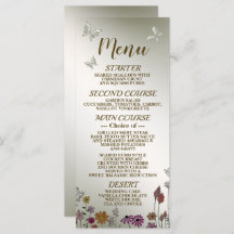 Hochzeitsfeier Bunte Blume Garten Schmetterlinge