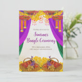 Hochzeitsfeier Chura lädt zur Verleihung ein Einladung (Stehend Vorderseite)