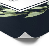 Hochzeitsfeier der Marine um Mitternacht Poster (Ecke)