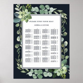 Hochzeitsfeier der Marine um Mitternacht Poster