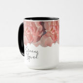 Hochzeitsfeier der Rose Coral Tasse (Vorderseite Links)